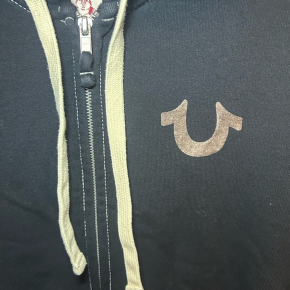 True Religion Black Zip-Up Hoodie - Picture 4 of 8